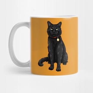 Cute Black Kitty Cat Mug